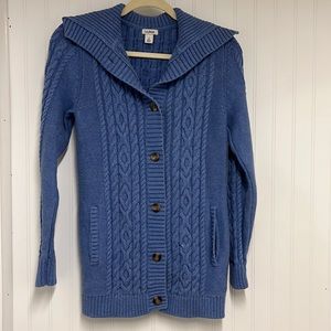 LL Bean chunky cardigan